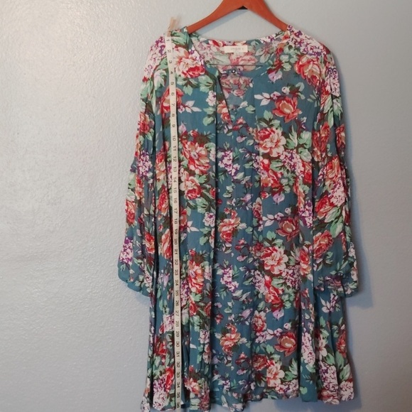 Umgee + Dress Tunic XL Floral - Picture 6 of 11